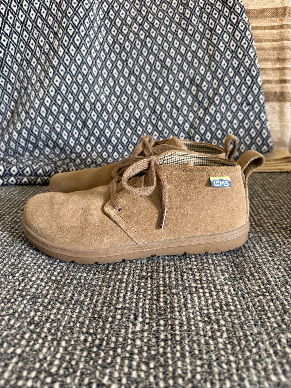 Lems Women’s Tan Suede Ankle Booties